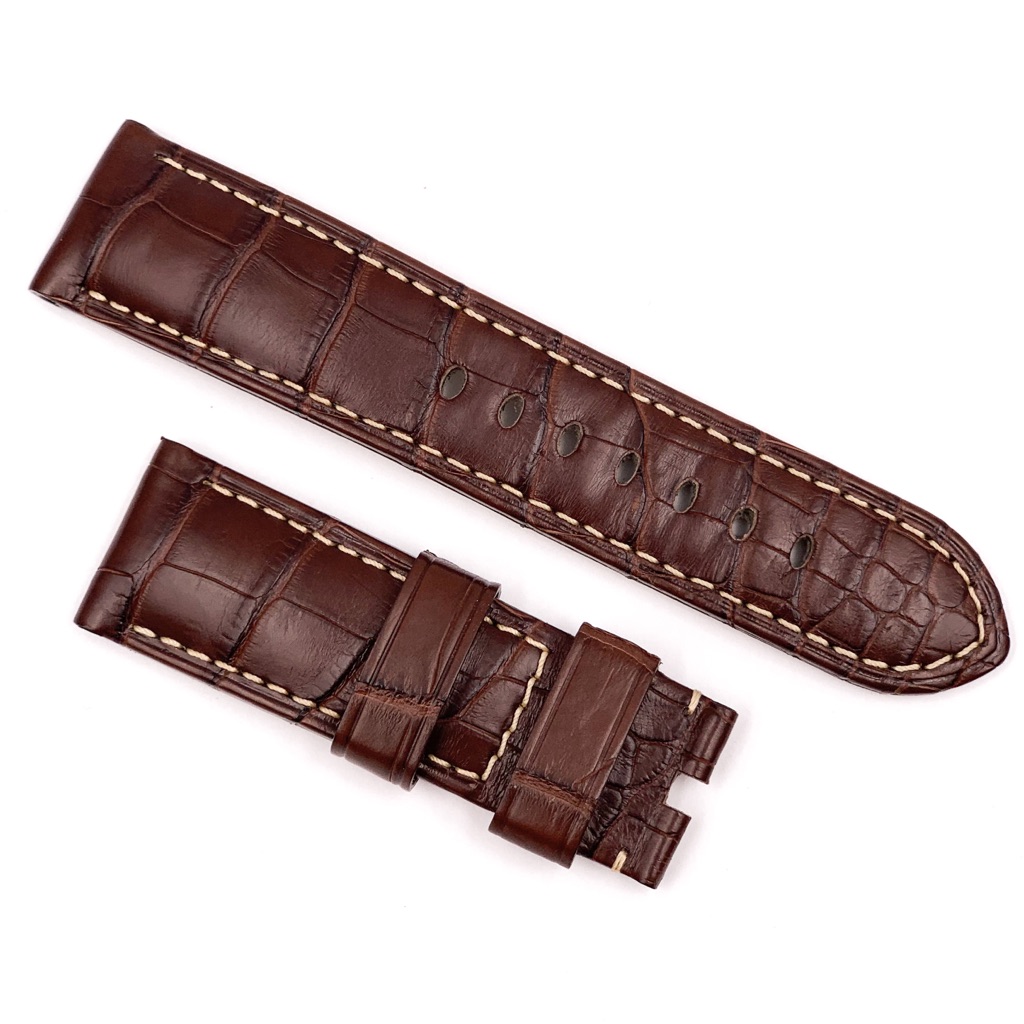 Panerai “Antique” Brown Alligator Watch Strap
